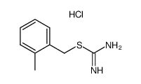 S-(2-methylbenzyl)isothiouronium chloride Structure