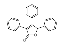2(5H)-Furanone,3,4,5-triphenyl-结构式