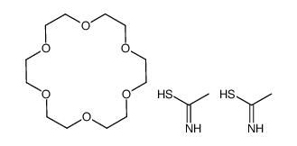 ethanethioamide,1,4,7,10,13,16-hexaoxacyclooctadecane Structure