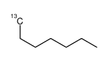 庚烷-1-13C结构式