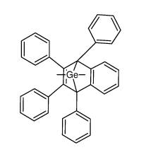 7,7-dimethyl-1,4,5,6-tetraphenyl-2,3-benzo-7-germanorbornadiene结构式