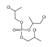 2-CHLORO-1-METHYLETHYLBIS(2-CHLOROPROPYL)PHOSPHATE Structure