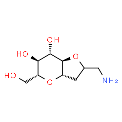 D-glycero-D-gulo-Nonitol, 1-amino-2,5:4,8-dianhydro-1,3-dideoxy-, (2xi-iota)- (9CI) structure