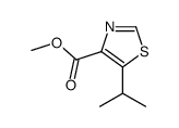 5-异丙基噻唑-4-羧酸甲酯结构式