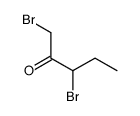 1,3-Dibromo-2-pentanone Structure