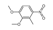 1,2-dimethyoxy-3-methyl-4-nitrobenzene结构式