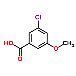 3-氯-5-甲氧基苯甲酸结构式