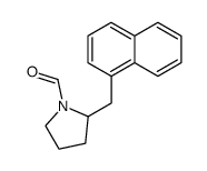 2-(naphthalen-1-ylmethyl)pyrrolidine-1-carbaldehyde Structure