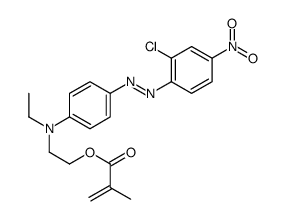 2-[4-[(2-chloro-4-nitrophenyl)diazenyl]-N-ethylanilino]ethyl 2-methylprop-2-enoate Structure