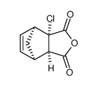 3a-chloro-3a,4,7,7a-tetrahydro-4,7-methano-2-benzofuran-1,3-dione结构式