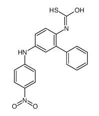 Carbamothioic acid, (4-((4-nitrophenyl)amino)phenyl)-, O-phenyl ester结构式