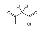 2,2-dichloro-3-oxobutyryl chloride Structure