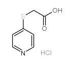 4-吡啶硫代乙酸盐酸盐结构式