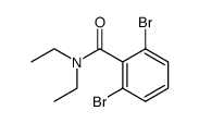 2,6-dibromo-N,N-diethylbenzamide结构式