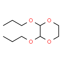 p-Dioxane,2,3-dipropoxy- (5CI)结构式