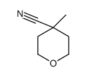 4-Methyltetrahydro-2H-pyran-4-carbonitrile Structure