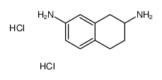 1,2,3,4-TETRAHYDRO-NAPHTHALENE-2,7-DIAMINE DIHYDROCHLORIDE Structure