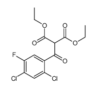 2-(2,4-二氯-5-氟-苯甲酰基)-丙二酸二乙酯结构式