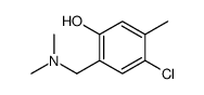 4-chloro-2-[(dimethylamino)methyl]-5-methylphenol Structure