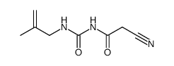 N-cyanoacetyl-N'-methallyl-urea结构式