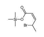 trimethylsilyl 4-bromopent-2-enoate Structure