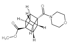 METHYL 4-(MORPHOLINOCARBONYL)CUBANECARBOXYLATE Structure