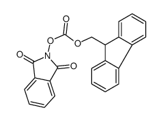 (1,3-dioxoisoindol-2-yl) 9H-fluoren-9-ylmethyl carbonate Structure