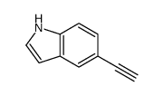 5-乙炔-1H-吲哚结构式