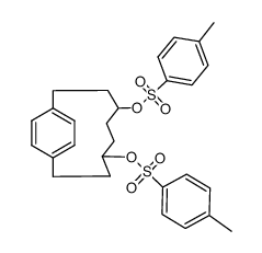 3,6-Bis(tosyloxy)(8)paracyclophan结构式
