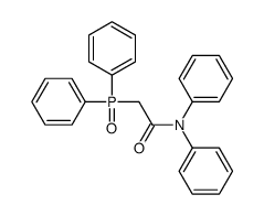2-diphenylphosphoryl-N,N-diphenylacetamide Structure