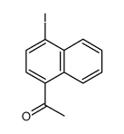 1-acetyl-4-iodonaphthalene结构式