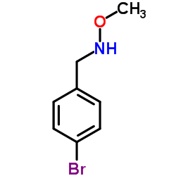 1-(4-Bromophenyl)-N-methoxymethanamine结构式