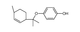 4-[2-[(1S,4R)-4-methylcyclohex-2-en-1-yl]propan-2-yloxy]phenol Structure