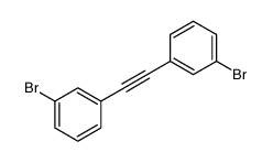 双(3-溴苯基)乙炔结构式