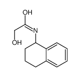 2-羟基-N-(1,2,3,4-四氢-1-萘基)乙酰胺结构式