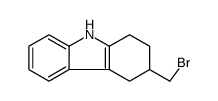 3-(bromomethyl)-2,3,4,9-tetrahydro-1H-carbazole Structure