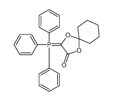 3-(triphenyl-λ5-phosphanylidene)-1,4-dioxaspiro[4.5]decan-2-one结构式