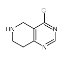 4-氯-5,6,7,8-四氢-吡啶[4,3-D]嘧啶结构式
