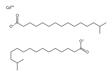 cadmium isohexadecanoate Structure