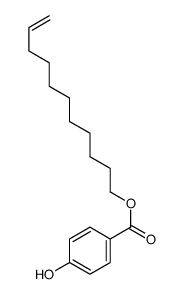 undec-10-enyl 4-hydroxybenzoate Structure