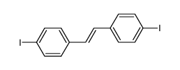 (E)-1,2-bis(4-iodophenyl)ethene Structure