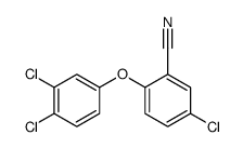 5-chloro-2-(3,4-dichlorophenoxy)benzonitrile结构式