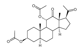 3,11-Di-O-acetyl-12-dehydro-tetraanhydro-drevogenin P结构式