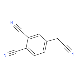 4-(氰基甲基)邻苯二甲腈结构式