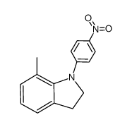 7-methyl-1-(4-nitrophenyl)indoline Structure