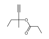 3-methylpent-1-yn-3-yl propanoate结构式
