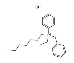 Ethyl-benzyl-heptyl-phenyl-phosphonium-chlorid Structure