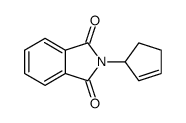 2-cyclopent-2-en-1-ylisoindole-1,3-dione Structure