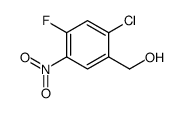 (2-chloro-4-fluoro-5-nitrophenyl)methanol structure