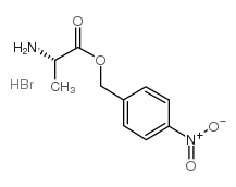 丙氨酸-p-硝基溴苄酯氢溴酸盐结构式